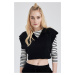 DEFACTO Polo Neck Relax Fit Crop Knitwear Sweater