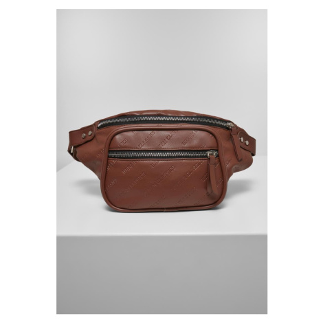 Synthetic leather shoulder bag brown Urban Classics