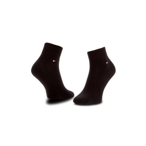 Tommy Hilfiger Súprava 2 párov členkových pánskych ponožiek 342025001 Čierna