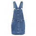 Tommy Jeans Šaty - DENIM DUNGAREE DRESS CF6132 modré