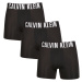 3PACK pánske boxerky Calvin Klein čierne (NB3612A-UB1)