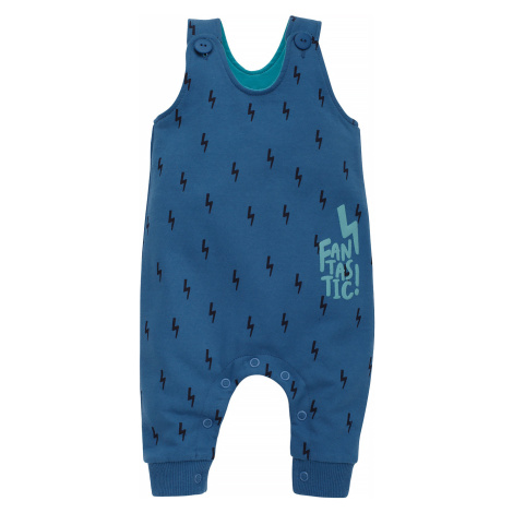 Pinokio Kids's Orange Flip Dungarees Navy Blue