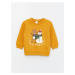 LC Waikiki Crew Neck New Year Themed Long Sleeve Baby Boy Sweatshirt