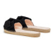 Manebi Espadrilky Sandals With Bow K 1.0 J0 Čierna