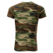 Malfini Camouflage Unisex tričko 144 camouflage brown