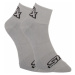 Styx ankle socks gray with black logo
