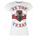 Tričko metal HYBRIS ZZ-Top Texas 1962 Čierna