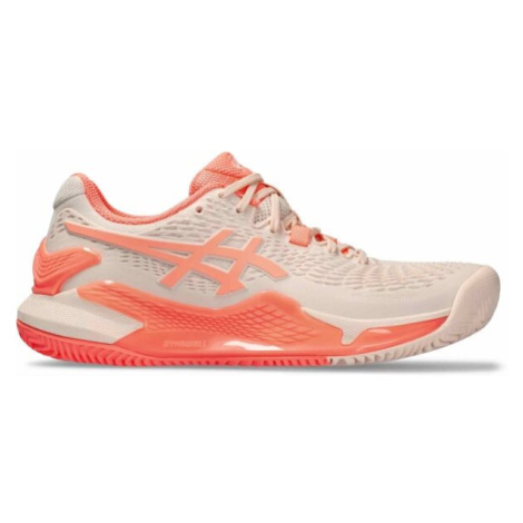 ASICS GEL-RESOLUTION 9 W CLAY Dámska tenisová obuv, ružová, veľkosť 37