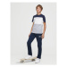 Jack&Jones Junior Teplákové nohavice Gordon 12257312 Tmavomodrá Slim Fit