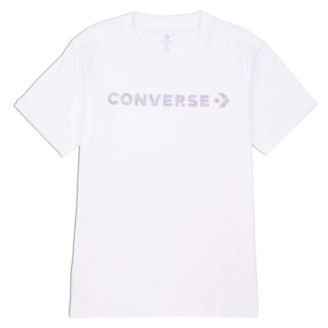 Converse WORDMARK SS TEE Dámske tričko, biela, veľkosť