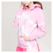 Mikina Urban Classics Ladies Tie Dye Hoody Pink