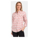 Kilpi FLANNY-W Dámska flanelová košeľa VL0370KI Ružová