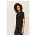 Bavlnené tričko Lacoste TF5441-001, čierna farba