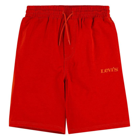 Detské krátke nohavice Levi's červená farba, Levi´s