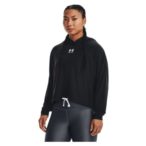 Under Armour UA RIVAL TERRY OVERSIZED HD Dámska mikina, čierna, veľkosť