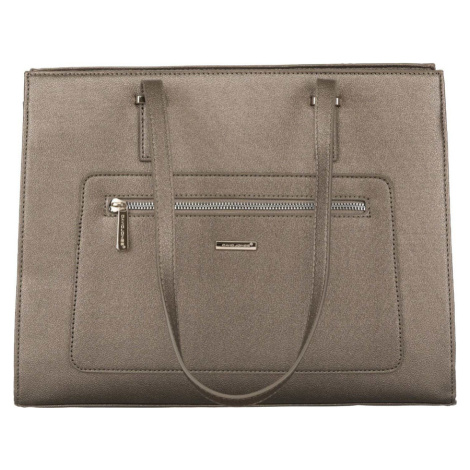 David Jones strieborná elegantná shopper kabelka CH21081