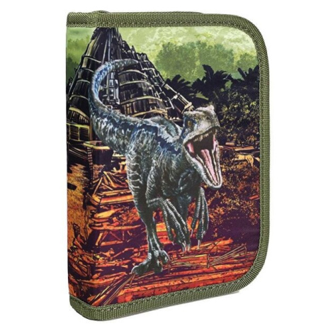 Oxybag JURASSIC WORLD Školský jednoposchodový peračník, zelená, veľkosť