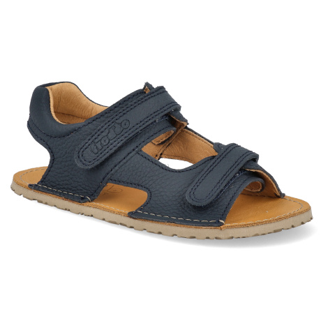 Barefoot dětské sandály Froddo - Flexy Mini Dark blue modré