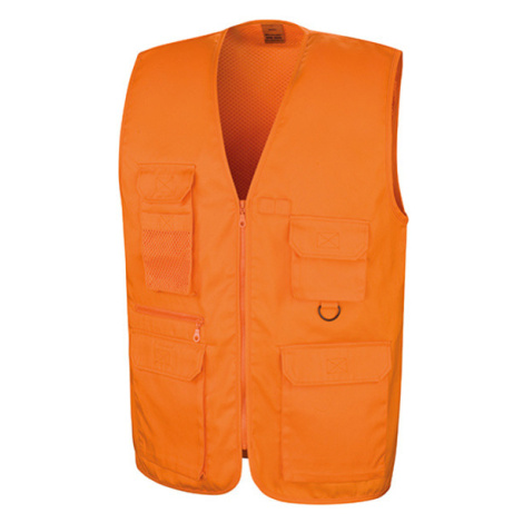 Result Unisex safari vesta R045X Orange