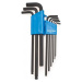 PARK TOOL sada kľúčov - SET ALLEN WRENCHES PT-HXS-1-2 - modrá/čierna