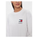 Tommy Jeans Mikina Graphic Flag DW0DW17328 Biela Boxy Fit