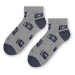 Ponožky 025-045 Melange Grey - Steven 44/46