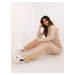 Beige tracksuit with long trousers