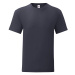 Navy blue Iconic combed cotton t-shirt Fruit of the Loom