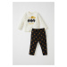 DEFACTO Baby Boy Batman Long Sleeve Cotton Pajamas Suit