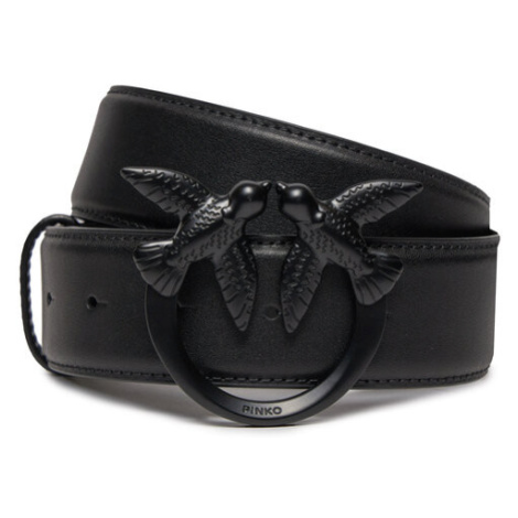 Pinko Dámsky opasok Love Berry H4 Belt. PE 24 PLT01 100120 A1K2 Čierna