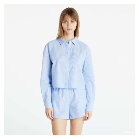 Košeľa Noisy May NMALBA L/S Shirt Blue