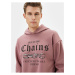 Koton Hooded Sweatshirt Slogan Printed Long Sleeve