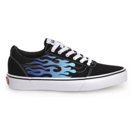 Juniorská rekreačná obuv VANS Ward Flame black white