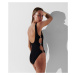 Plavky Karl Lagerfeld Karl Dna C/O Side Swimsuit Čierna