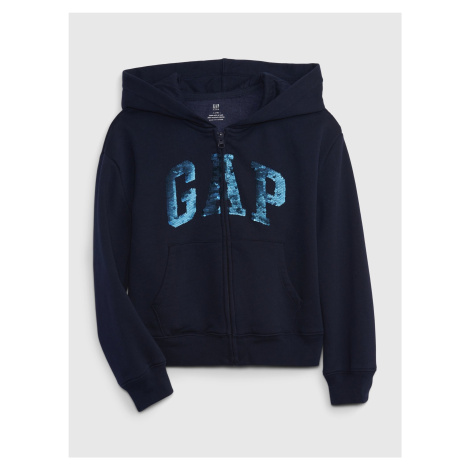 GAP Kids Sweatshirt logo with sequins - Girls