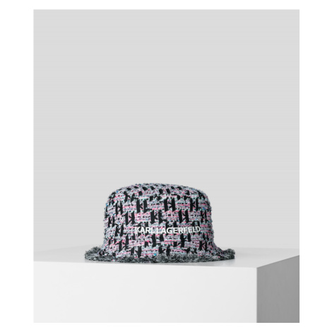 Klobúk Karl Lagerfeld K/Essential Boucle Bucket Hat Rôznofarebná