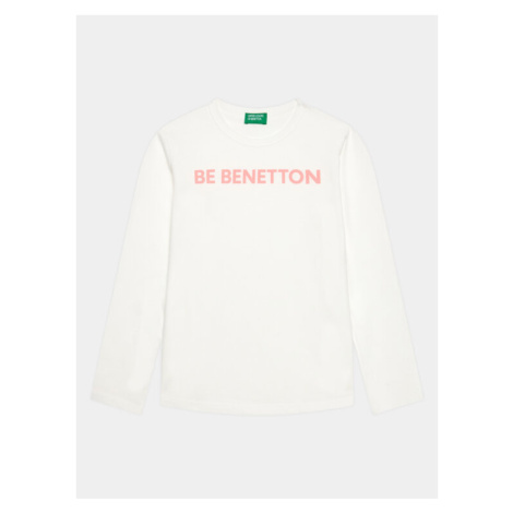 United Colors Of Benetton Blúzka 3096C10D3 Biela Regular Fit