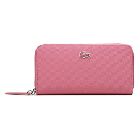 Lacoste Veľká dámska peňaženka NF2900POL39 Ružová