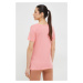 Bavlnené tričko Guess ADELE ružová farba, V2YI07 K8HM0