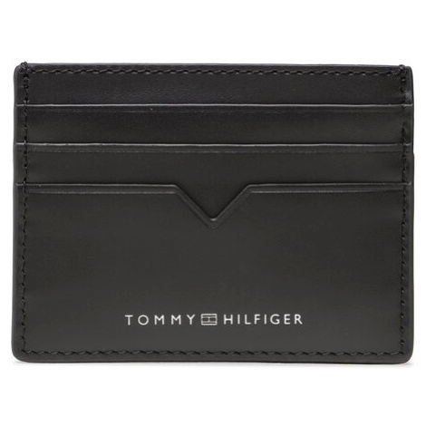 Tommy Hilfiger Puzdro na kreditné karty Th Modern Lather Cc Holder AM0AM10994 Čierna