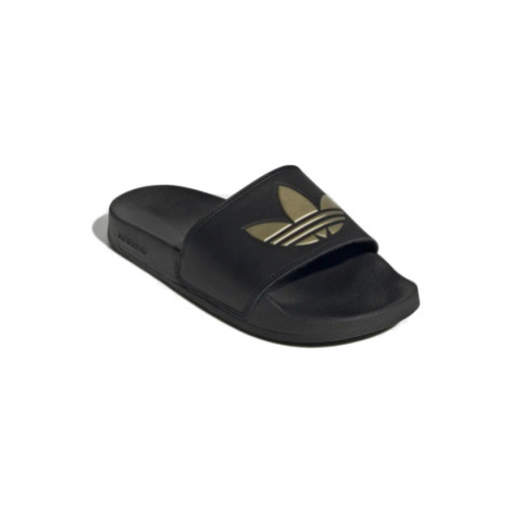 Dámske šlapky (plážová obuv) ADIDAS ORIGINALS Adilette Lite core black core black matte gold