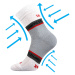 Voxx Fixan Unisex kompresné ponožky BM000000638600100960 biela