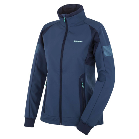 Husky Dámska softshell bunda Scooby L dk. blue