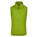 James & Nicholson Dámska fleecová vesta JN048 - Limetkovo zelená