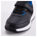 Detská tenisová obuv na suchý zips Essentiel KD čierno-modrá