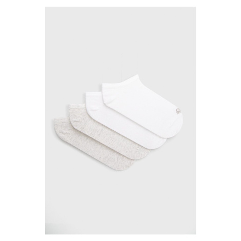 Ponožky United Colors of Benetton dámske, biela farba