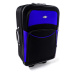 Set 3 modro-čiernych cestovných kufrov &quot;Standard&quot; - veľ. M, L, XL