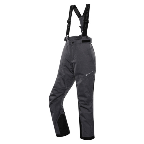Alpine Pro Osago Detské lyžiarske nohavice s Ptx membránou KPAB322 čierna