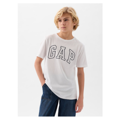 Biele detské tričko GAP