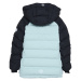 Dievčenská lyžiarska bunda COLOR KIDS Ski Jacket - Quilt, aqua esque